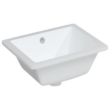 Witte Wastafel Rechthoek - OP = OP! Badkamer Upgrade beschikbaar voor biedingen