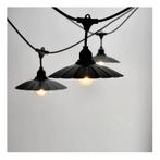 Complete Prikkabel met 5x lampenkappen | 5 Meter | Schelp, Tuin en Terras, Nieuw, Ophalen of Verzenden, Hanglamp, Led