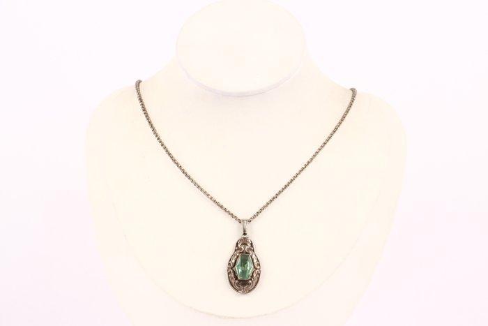 Zonder minimumprijs - Ketting met hanger Zilver - Art deco, Sieraden, Tassen en Uiterlijk, Antieke sieraden