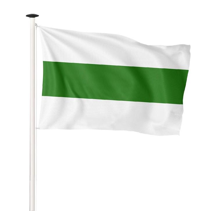 Vlag gemeente Groningen 100x150cm (voor gevelstok), Diversen, Vlaggen en Wimpels, Nieuw