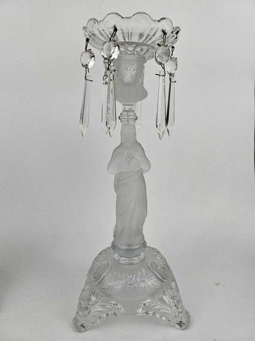 Val Saint Lambert - Kandelaar (2) - Glas, Persglas, Antiek en Kunst, Kunst | Designobjecten