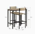 2dekans | SoBuy Bistrotafel - Bistro Meubelen - Bartafel - 2, Ophalen of Verzenden, Zo goed als nieuw