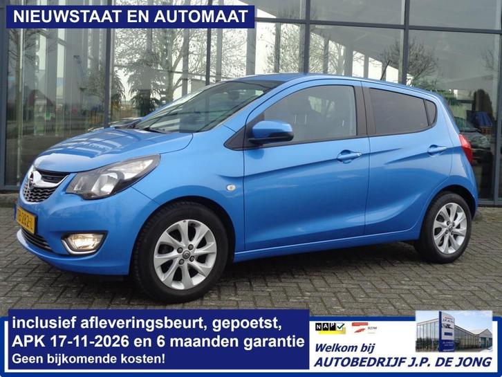 Opel Karl 1.0 Innovation Automaat Clima Cruise LM Nieuwstaat, Auto's, Opel, Origineel Nederlands, Onderhoudsboekje, Te koop, Automaat