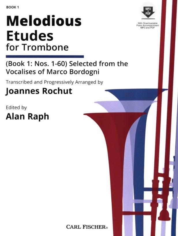 Melodious Etudes for Trombone - Book 1 - Joannes Rochut, Muziek en Instrumenten, Bladmuziek, Trombone, Nieuw, Ophalen of Verzenden