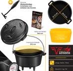 KESSER® Dutch Oven Set - 9L - Vuurpan - Stoofpan - Gietijzer, Verzenden, Nieuw