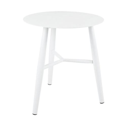 *WOONWINKEL* Brafab Vannes Rond Tafeltje Voor Buiten Wit 45, Tuin en Terras, Tuinsets en Loungesets, Nieuw, Verzenden