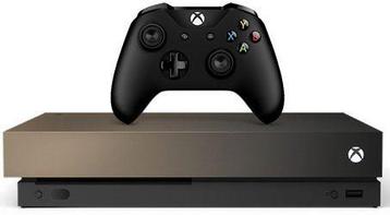 Xbox One X 1TB Special Edition-Gold Rush Incl. Zwarte beschikbaar voor biedingen