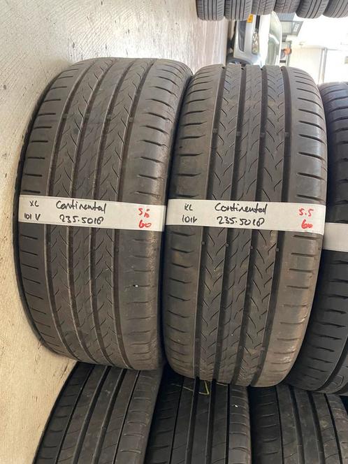 235-50-18 Continental Zomerbanden 5.5mm Montage 235 50 18, Auto-onderdelen, Banden en Velgen, 18 inch, Zomerbanden, 235 mm, Personenwagen