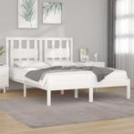 vidaXL Bedframe massief grenenhout wit 180x200 cm, Eenpersoons, Verzenden, Wit, Nieuw