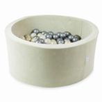 Ballenbak 90x40 velvet soft licht mint met 300 ballen, Ophalen of Verzenden, Nieuw