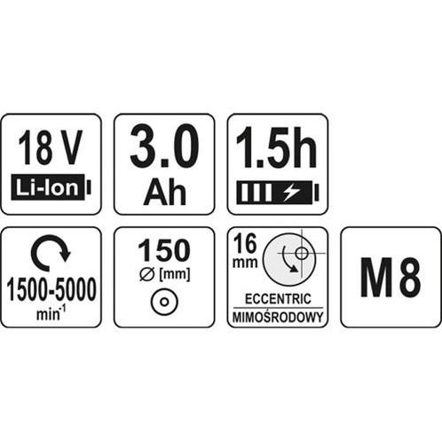 Yato Yt-82920 Polijstmachine (Accu), Computers en Software, Laptop-opladers, Verzenden