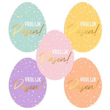 50 Vrolijk Pasen stickers beschikbaar voor biedingen