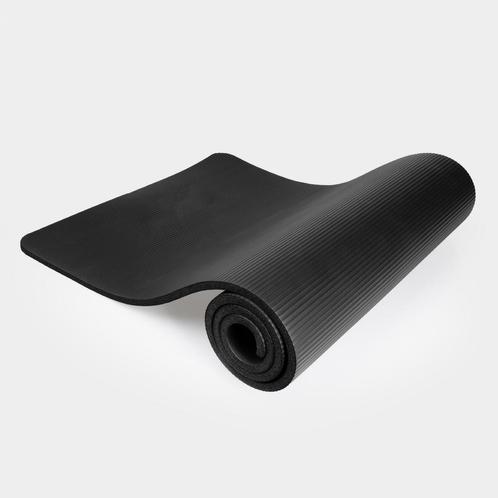 Extra dikke yoga mat - 1,5 cm comfort - antislip - zwart, Sport en Fitness, Yoga en Pilates, Nieuw, Yogamat, Ophalen of Verzenden