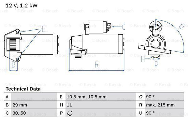 Startmotor / Starter FORD MAVERICK (2.3 16V), Auto-onderdelen, Motor en Toebehoren, Nieuw, Ophalen of Verzenden