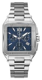 Gc Couture Square Mens Z08003G7MF herenhorloge, Overige merken, Staal, Staal, Verzenden