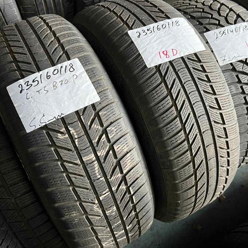 2 x Continental 235-60-18 Winterbanden 5,5mm, Auto-onderdelen, Banden en Velgen, 18 inch, Winterbanden, 235 mm, Personenwagen
