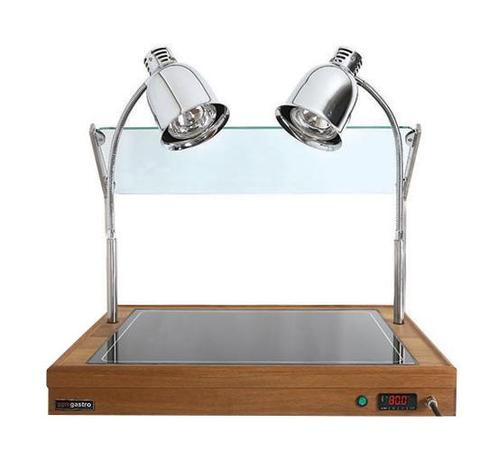 GGM Gastro | Warmhoudplaat - 1,3 kW - met 2 warmtelampen - |, Zakelijke goederen, Horeca | Keukenapparatuur, Overige typen, Verzenden