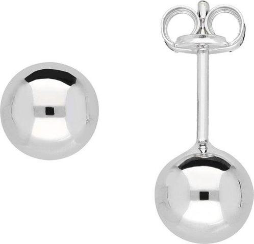 Silver Lining - oorknoppen - zilver - bol - Ø6 mm, Sieraden, Tassen en Uiterlijk, Oorbellen, Verzenden