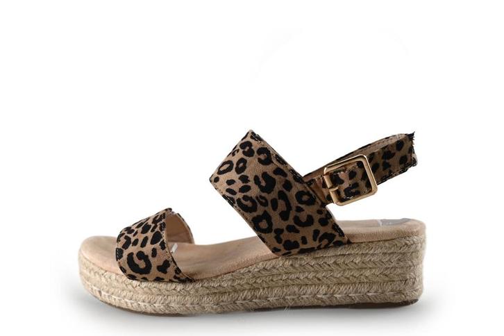 Dolcis Sandalen in maat 37 Panter, Kleding | Dames, Schoenen, Overige kleuren, Zo goed als nieuw, Sandalen of Muiltjes, Verzenden