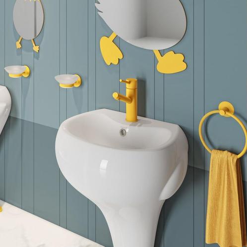 Handdoekring BWS Ducky Geel, Doe-het-zelf en Verbouw, Sanitair, Ophalen of Verzenden