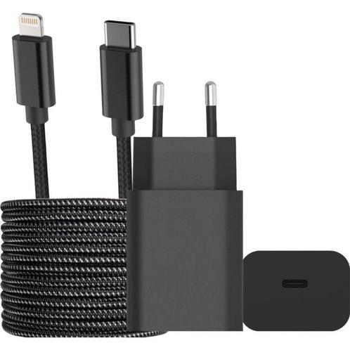 Oplader iPhone 14 - Snellader met Apple Lightning, Telecommunicatie, Mobiele telefoons | Telefoon-opladers, Ophalen of Verzenden