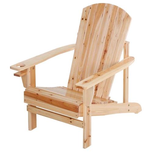 TRUUSK Adirondack Tuinstoel Met Bekerhouder Tuinligstoel Bal, Tuin en Terras, Tuinstoelen, Nieuw, Verzenden