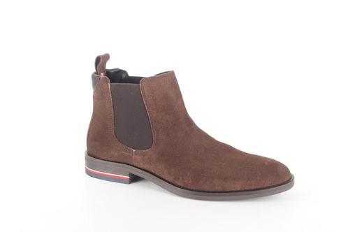 -49% Tommy Hilfiger  Tommy Hilfiger Fm0fm075-gt6 heren enkel, Kleding | Heren, Schoenen, Boots, Bruin, Nieuw, Verzenden