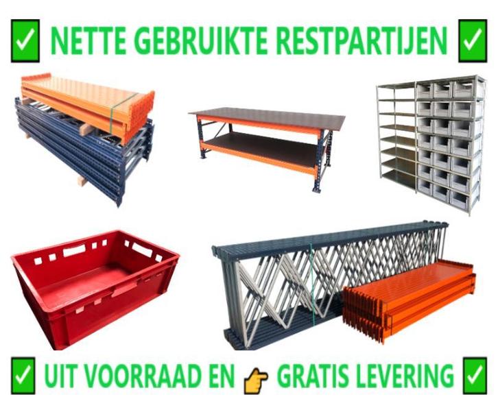Stelling, Stellingkast, Gebruikt en direct uit voorraad., Doe-het-zelf en Verbouw, Metalen, Zo goed als nieuw, IJzer, Verzenden