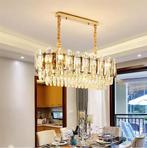 Luxe Kristallen LED Kroonluchter – Moderne Plafondlamp, Huis en Inrichting, Lampen | Kroonluchters, Verzenden, Nieuw