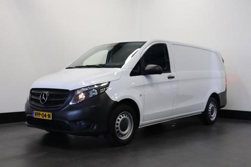 Zakelijke Lease |  Mercedes-Benz Vito 116 CDI Lang - EURO 6, Auto's, Mercedes-Benz, Dealer onderhouden, Lease, Zwart, Handgeschakeld