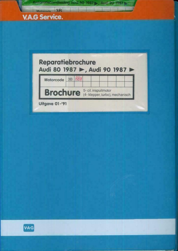 1991 Audi 80-90 Reparatiebrochure, Auto diversen, Handleidingen en Instructieboekjes, Verzenden