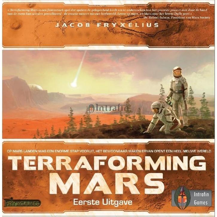 Terraforming Mars (NL versie) | Intrafin Games -, Hobby en Vrije tijd, Gezelschapsspellen | Bordspellen, Nieuw, Verzenden