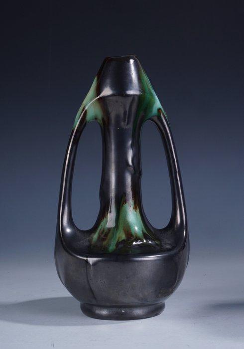 Faienceries de Thulin - Vaas - Art Deco siervazen met, Antiek en Kunst, Kunst | Designobjecten