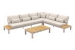Suns Vita loungeset (rechts) - Zand/Teak, Verzenden, Nieuw, Hout, Loungeset