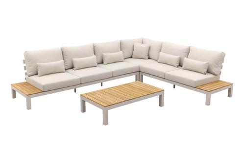 Suns Vita loungeset (rechts) - Zand/Teak, Tuin en Terras, Tuinsets en Loungesets, Loungeset, Nieuw, Hout, Verzenden