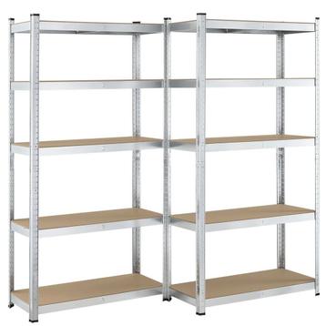 2 stuks Stellingkast / Opbergrek - Basic - 180 x 90 x 40 cm beschikbaar voor biedingen