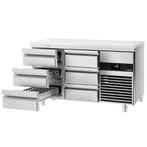 GGM Gastro | Koelwerkbank PREMIUM - 1400x700mm - 6 laden - |, Verzenden, Nieuw in verpakking, Overige typen