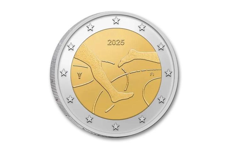 2 euro Atletiek Finland - Zweden 2025 - Finland, Postzegels en Munten, Munten | Europa | Euromunten, Verzenden