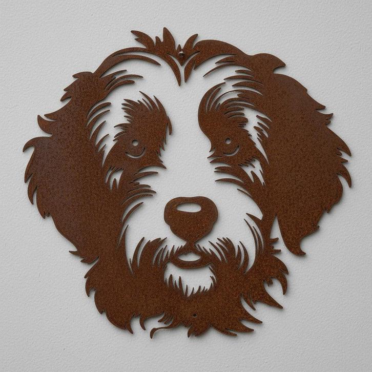 Labradoodle, Tuin en Terras, Tuinwanddecoratie, Verzenden