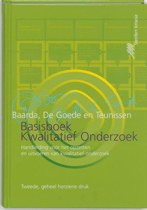 Basisboek kwalitatief onderzoek 9789020731798, Boeken, Studieboeken en Cursussen, Zo goed als nieuw, Verzenden