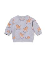 HEMA Newborn sweater paard grijsmelange van €10.99 voor sale, Verzenden, Nieuw