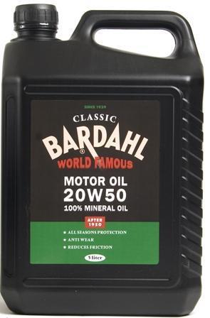 Bardahl Classic Motor Oil SAE 20W50 5ltr 43555