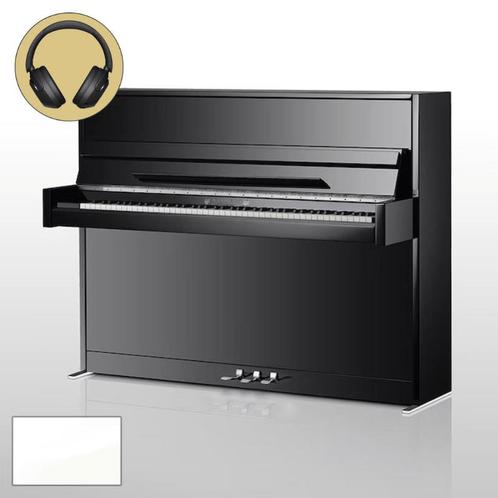 Wilhelm Schimmel W 114M TwinTone WP chroom silent piano, Muziek en Instrumenten, Piano's