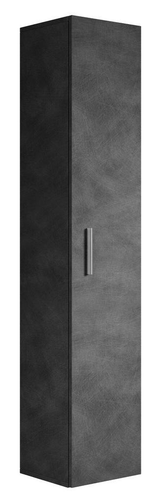 Badkamerkast Pluto 30 x 30 x 150 cm Donker Grijs Kolomkast, Huis en Inrichting, Badkamer | Badkamermeubels, Nieuw, (Half)hoge kast