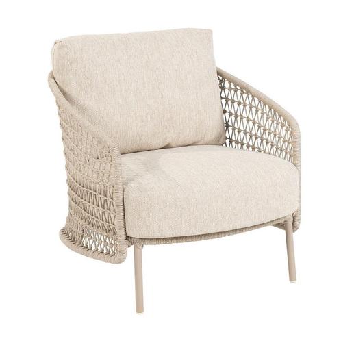 4 Seasons Outdoor Puccini loungestoel - latte, Tuin en Terras, Tuinsets en Loungesets, Verzenden
