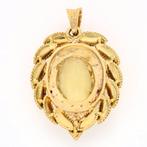 Hanger - 18 karaat Geel goud - 5.60ct. tw. Citrien