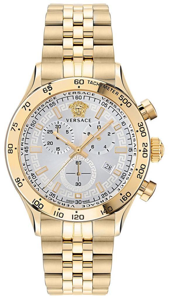 Versace VE2U01124 Hellenyium Chrono horloge 43 mm, Sieraden, Tassen en Uiterlijk, Horloges | Heren, Polshorloge, Nieuw, Overige merken