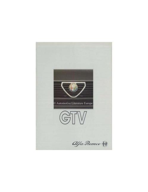 1984 ALFA ROMEO GTV BROCHURE NEDERLANDS, Boeken, Auto's | Folders en Tijdschriften, Alfa Romeo