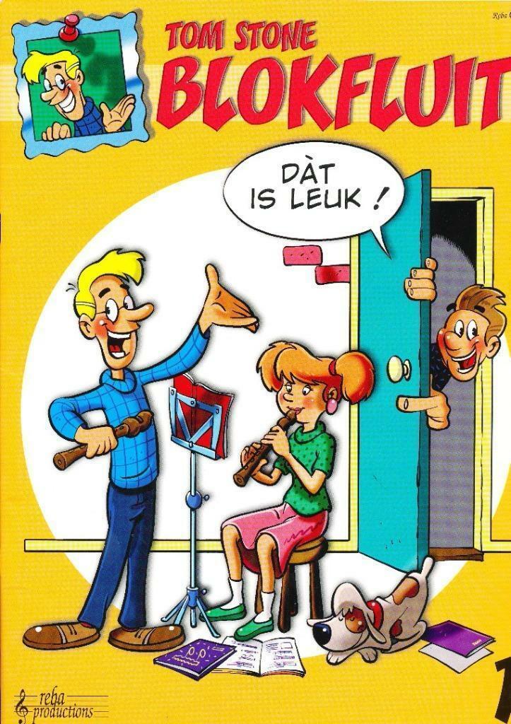 Tom Stone Blokfluit deel 1 ISBN 978906911254X, Boeken, Schoolboeken, Zo goed als nieuw, Muziek, Ophalen of Verzenden