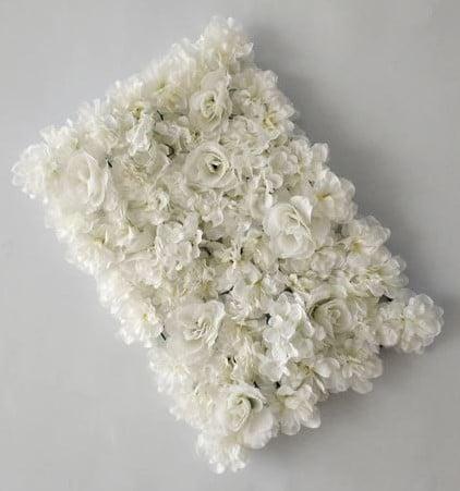 Flowerwall 40x60 cm 24 Wit Kant en Klaar, Hobby en Vrije tijd, Knutselen, Nieuw, Ophalen of Verzenden